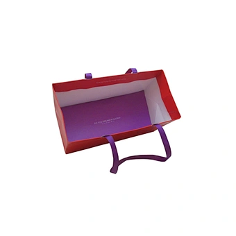 Wholesale Custom Luxury Matte Red Gift Shopping Paper Bag With Logo For Clothing Custom Packaging Bag